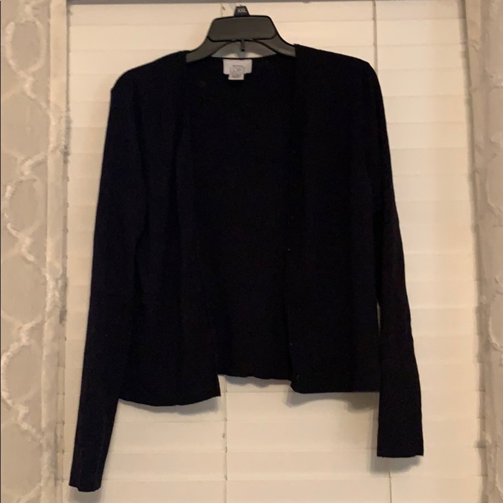 Black Cardigan Sweater